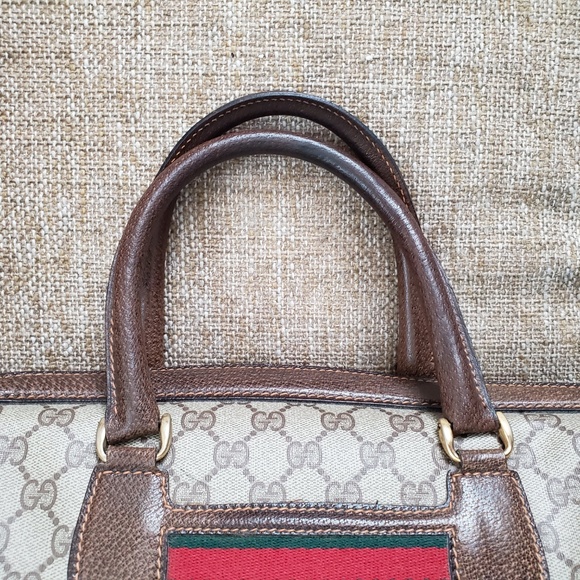 Vintage Gucci Boston Handbag Purse Authentic - Picture 6 of 8
